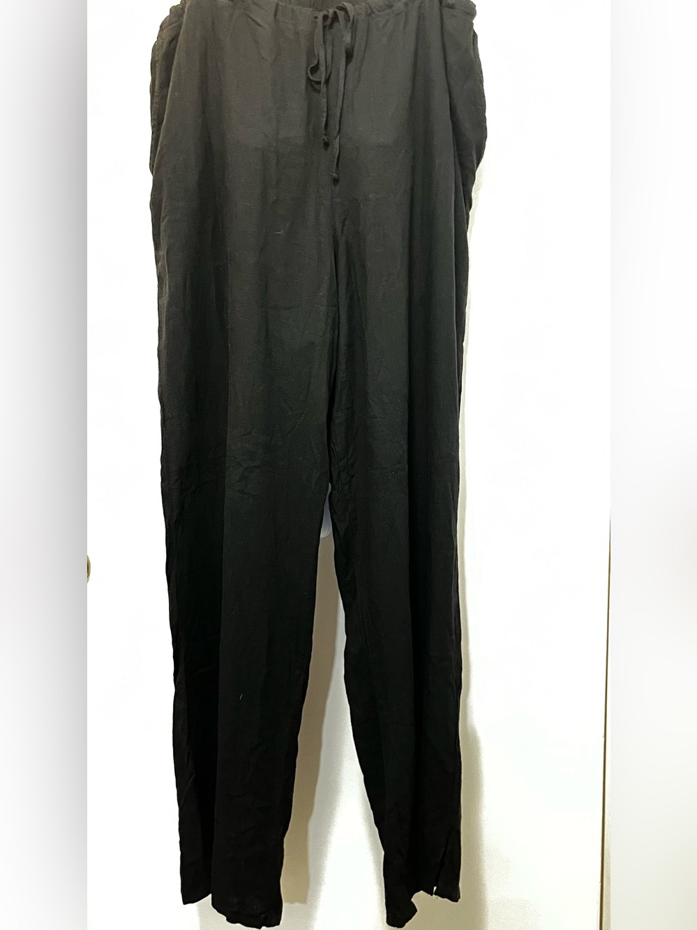 Women’s Black Casual Drawstring Pants